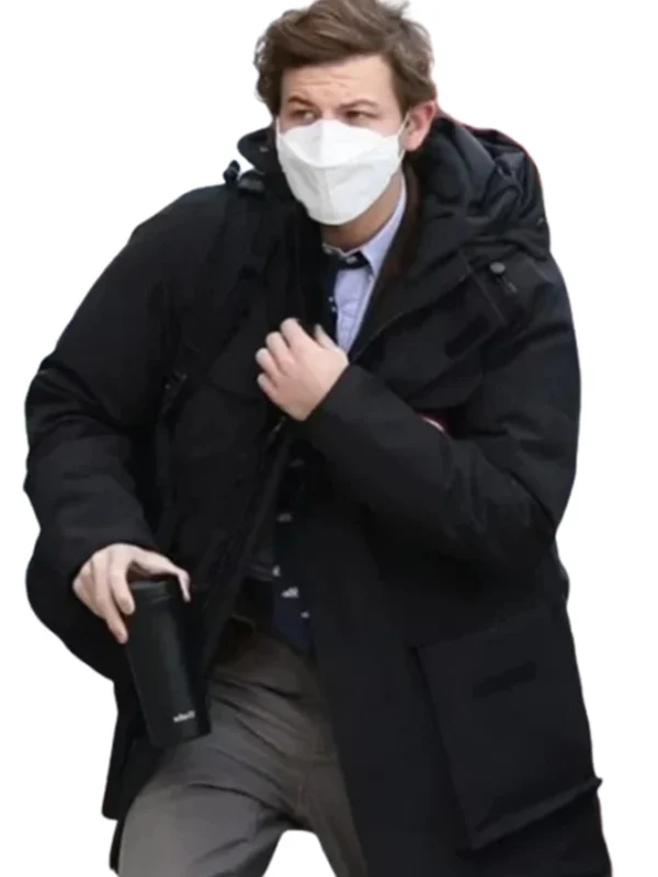 The Tender Bar JR Moehringer Black Hooded Coat