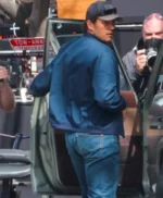 The Terminal List Chris Pratt Blue Bomber Jacket