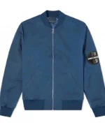 The Terminal List Chris Pratt Blue Bomber Jacket