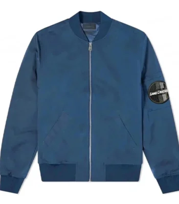 The Terminal List Chris Pratt Blue Bomber Jacket