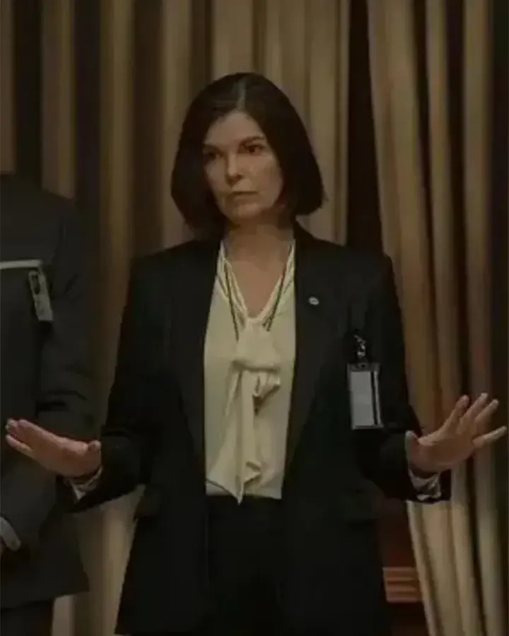 The Terminal List Secretary Lorraine Hartley Black Blazer The Terminal List Secretary Lorraine Hartley Black Blazer