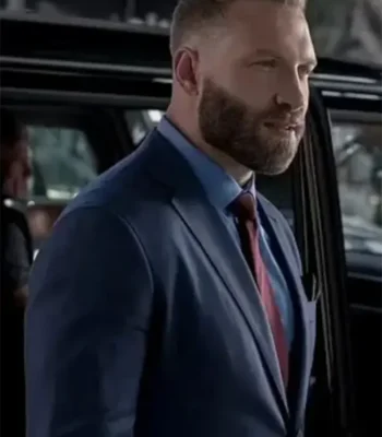 The Terminal List Steve Horn Navy Blue Blazer