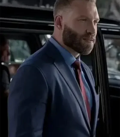 The Terminal List Steve Horn Navy Blue Blazer