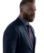 The Terminal List Steve Horn Navy Blue Blazer
