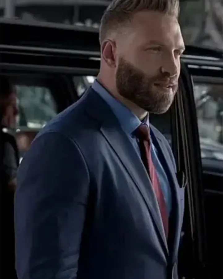 The Terminal List Steve Horn Navy Blue Blazer The Terminal List Steve Horn Navy Blue Blazer