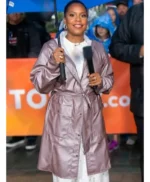 The Today Show 2026 Sheinelle Jones Purple Coat