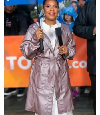 The Today Show 2026 Sheinelle Jones Purple Coat