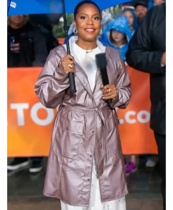 The Today Show 2026 Sheinelle Jones Purple Coat
