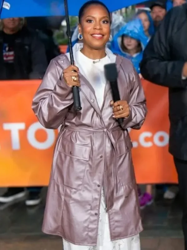 The Today Show 2026 Sheinelle Jones Purple Coat