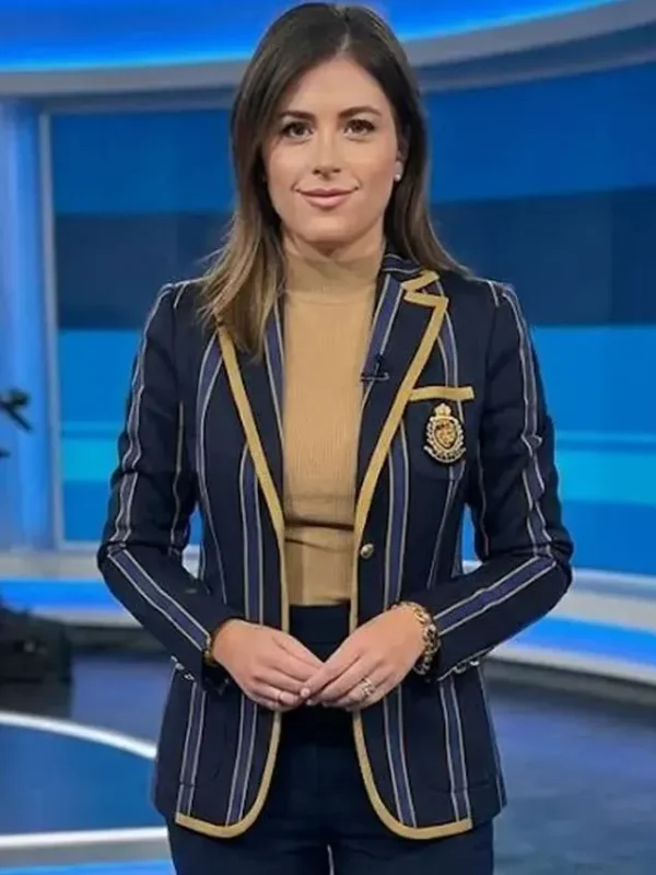 The Today Show Chloe Melas Striped Blazer