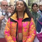 The Today Show Christiani Pitts Flower Puffer Jacket