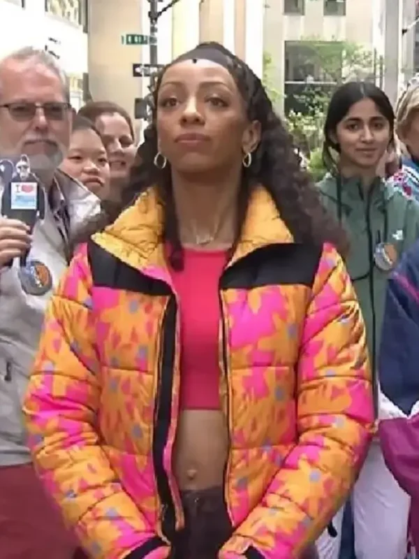 The Today Show Christiani Pitts Flower Puffer Jacket