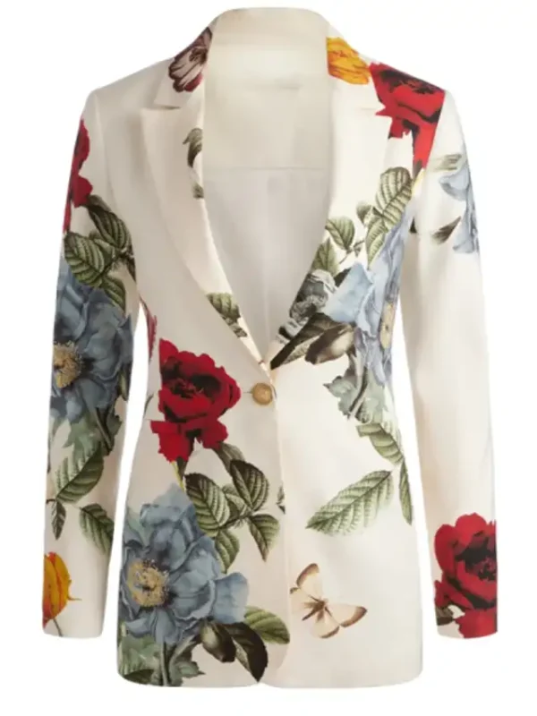 The Today Show Deidre Hall Floral Blazer