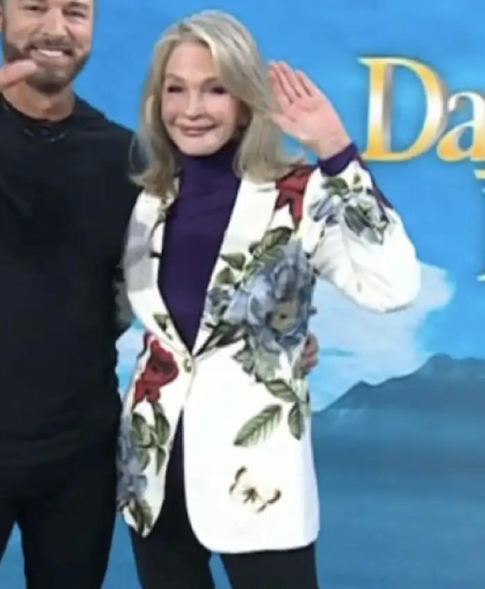 The Today Show Deidre Hall Floral Blazer The Today Show Deidre Hall Floral Blazer
