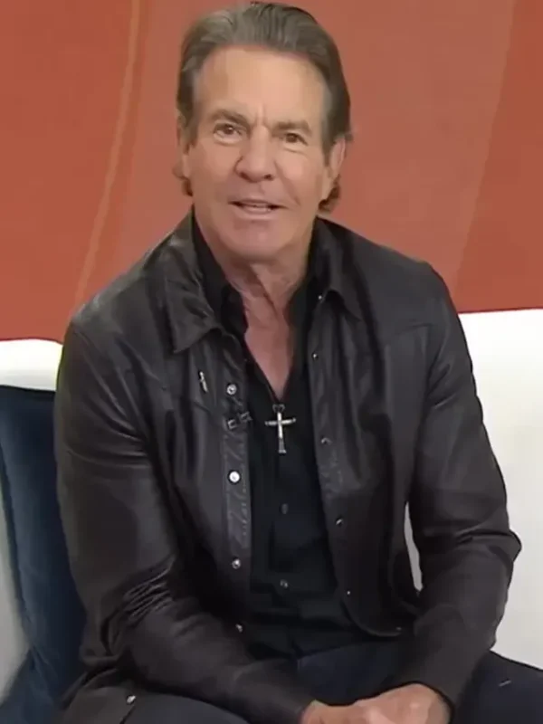The Today Show Dennis Quaid Leather Jacket