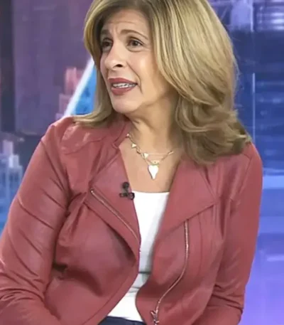 The Today Show Hoda Kotb Leather Jacket
