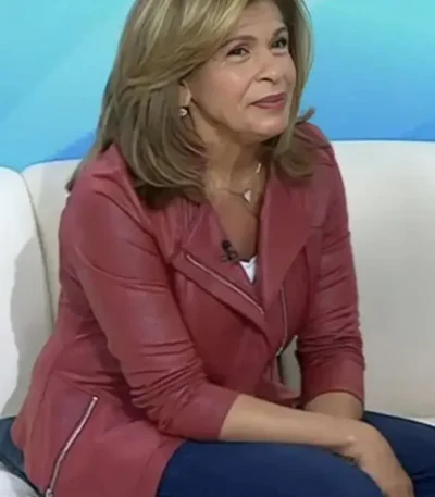 The Today Show Hoda Kotb Leather Jacket