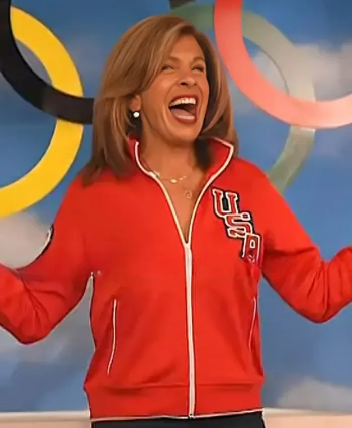 The Today Show Hoda Kotb USA Track Jacket The Today Show Hoda Kotb USA Track Jacket