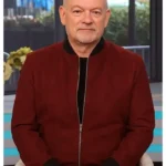 The Today Show Jared Harris Suede Jacket