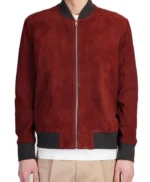 The Today Show Jared Harris Suede Jacket