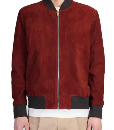 The Today Show Jared Harris Suede Jacket