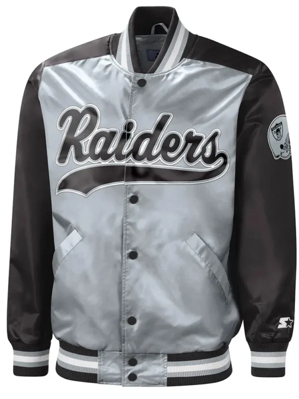 The Tradition II Las Vegas Raiders Satin Jacket