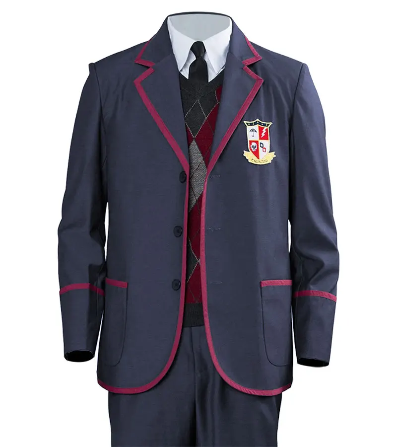 The Umbrella Academy Aidan Gallagher Uniform Blazer The Umbrella Academy Aidan Gallagher Uniform Blazer