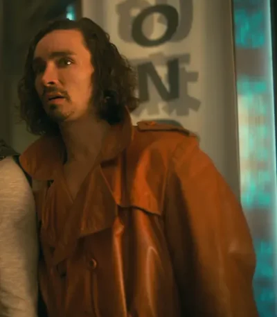 The Umbrella Academy Klaus Hargreeves Brown Leather Coat