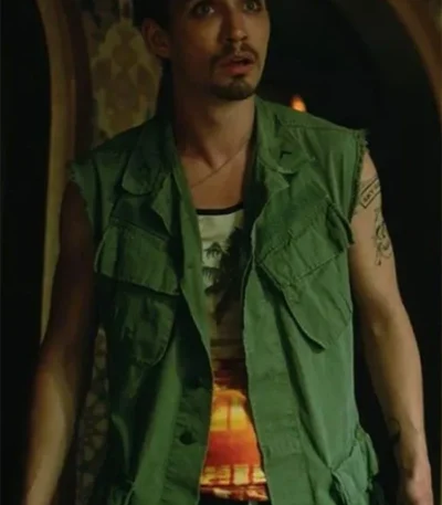The Umbrella Academy Klaus Hargreeves Cotton Green Vest