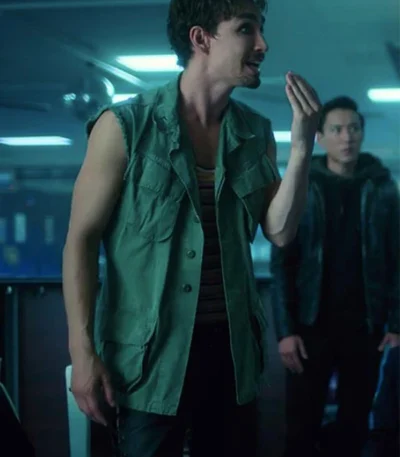 The Umbrella Academy Klaus Hargreeves Cotton Green Vest