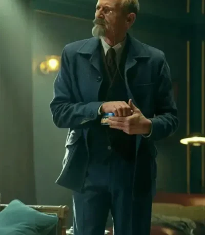 The Umbrella Academy Reginald Hargreeves Blue Coat