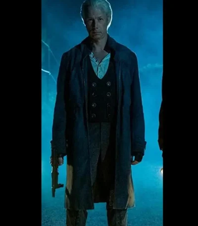 The Umbrella Academy S02 Otto Long Leather Coat