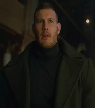The Umbrella Academy Tom Hopper Wool Green Coat