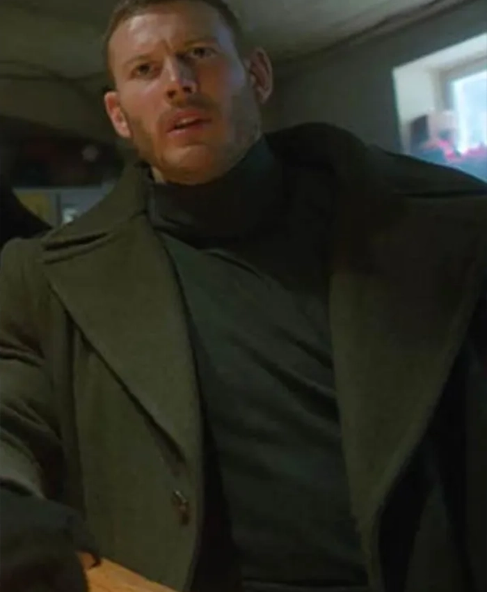 The Umbrella Academy Tom Hopper Wool Green Coat The Umbrella Academy Tom Hopper Wool Green Coat