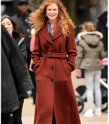 The Undoing Nicole Kidman Brown Long Coat