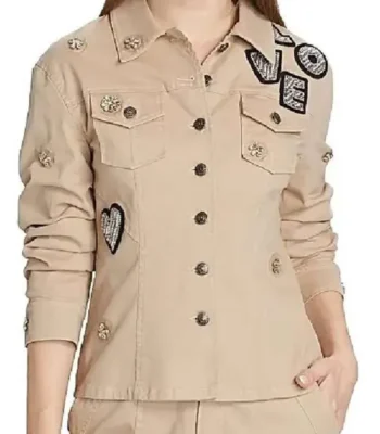 The Upshaws Regina Embroidered Jacket