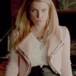 The Vampire Diaries S07 Teressa Liane Biker Leather Jacket