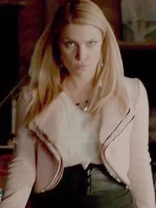 The Vampire Diaries S07 Teressa Liane Biker Leather Jacket