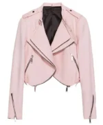 The Vampire Diaries S07 Teressa Liane Biker Leather Jacket