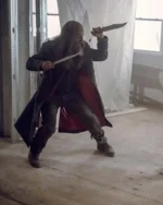 The Walking Dead Beta Leather Long Coat