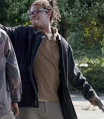 The Walking Dead Corey Hawkins Black Jacket