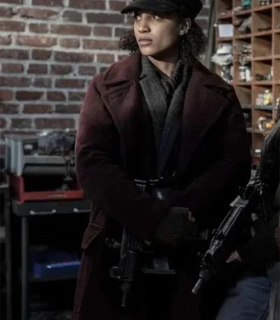 The Walking Dead Daryl Dixon Sylvie Brown Trench Coat