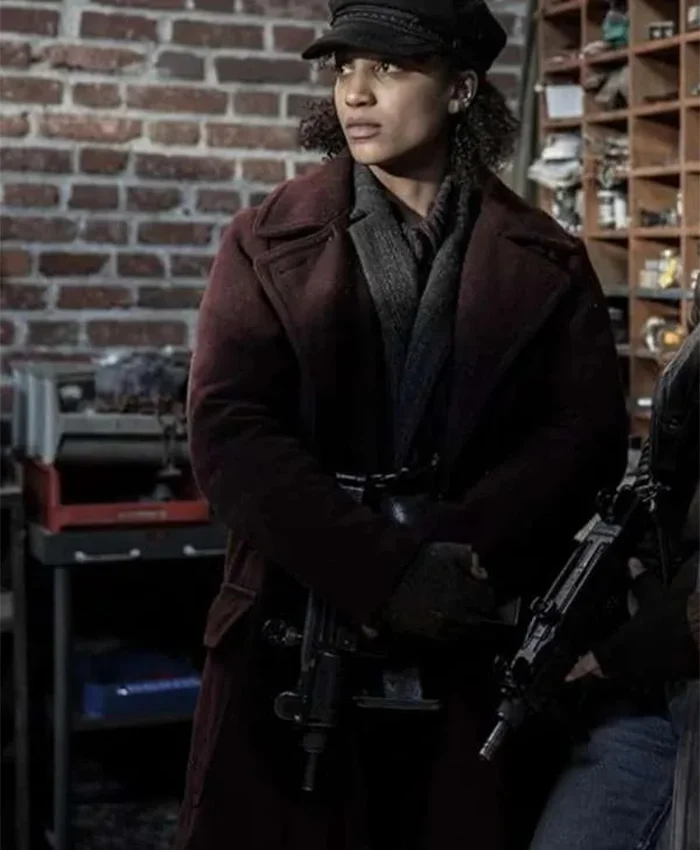 The Walking Dead Daryl Dixon Sylvie Brown Trench Coat The Walking Dead Daryl Dixon Sylvie Brown Trench Coat