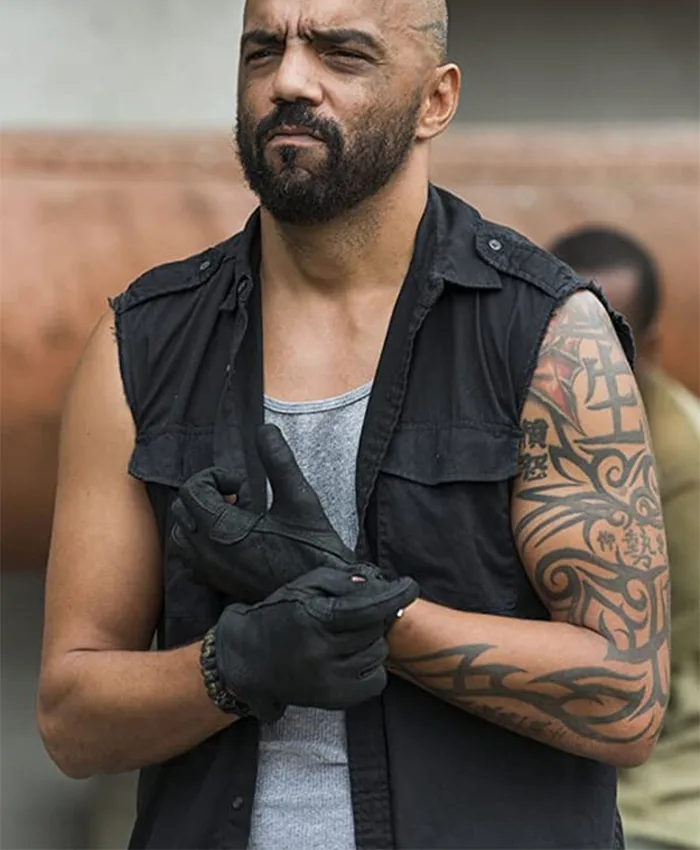 The Walking Dead Gary Black Sleeveless Vest The Walking Dead Gary Black Sleeveless Vest