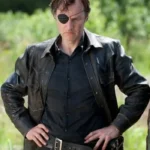 The Walking Dead Governor Leather Black Jacket