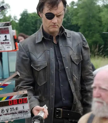 The Walking Dead Governor Leather Black Jacket