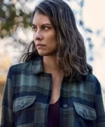The Walking Dead Lauren Cohan S10 Plaid Jacket