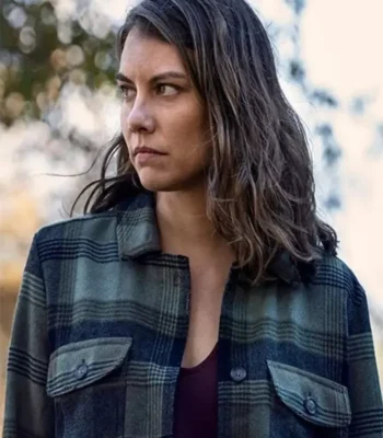 The Walking Dead Lauren Cohan S10 Plaid Jacket