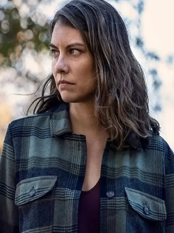 The Walking Dead Lauren Cohan S10 Plaid Jacket