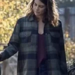 The Walking Dead Lauren Cohan S10 Plaid Jacket